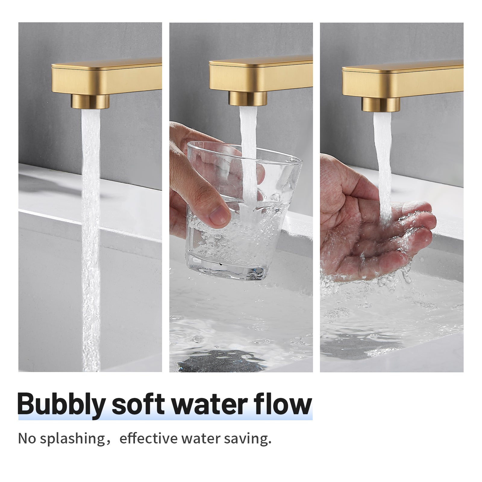 Single Handle Single Hole Low Arc Bathroom Faucet With Metal Pop Up Drain Assembly Swivel Sink Faucet in Gold