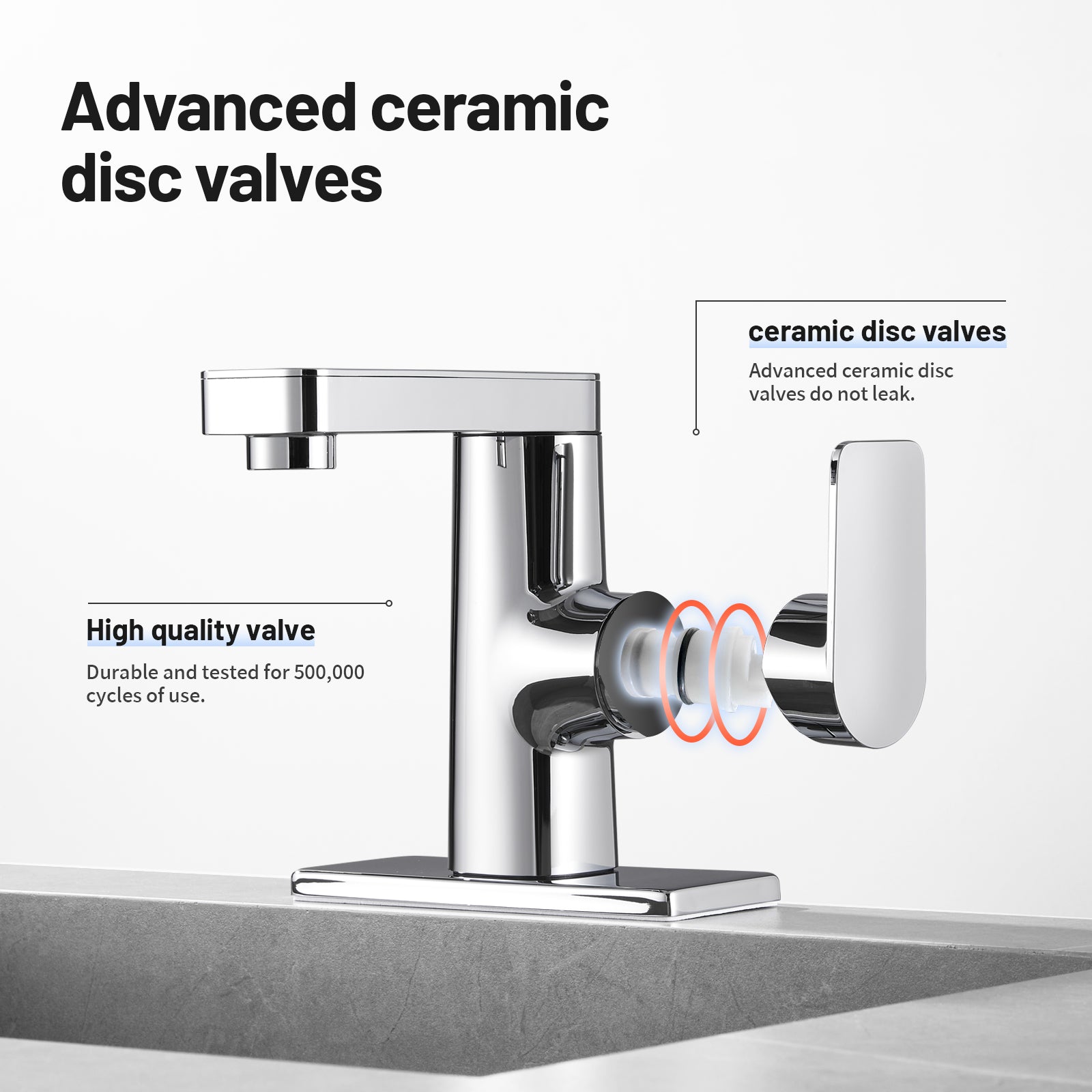 Single Handle Single Hole Low Arc Bathroom Faucet With Metal Pop Up Drain Assembly Swivel Sink Faucet in Chrome