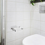 Deluxe Wall Mount Pivot Arm Toilet Paper Holder Bath Hardware Accessory in Brushed Nickel