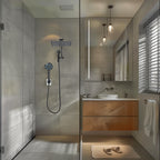 Rainfull 2-in-1 9-Spray Patterns Adjustable Wall Mount Shower Head with Filter 2.5 GPM and Handheld Shower Head in Black