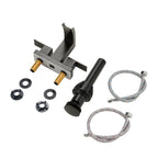 Waterfall 304 stainless steel 4 in. Centerset Double Handle Bathroom Faucet with Drain Kit Included in Oil Rubbed Bronze