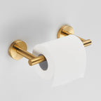 Deluxe Wall Mount Pivot Arm Toilet Paper Holder Bath Hardware Accessory in Gold