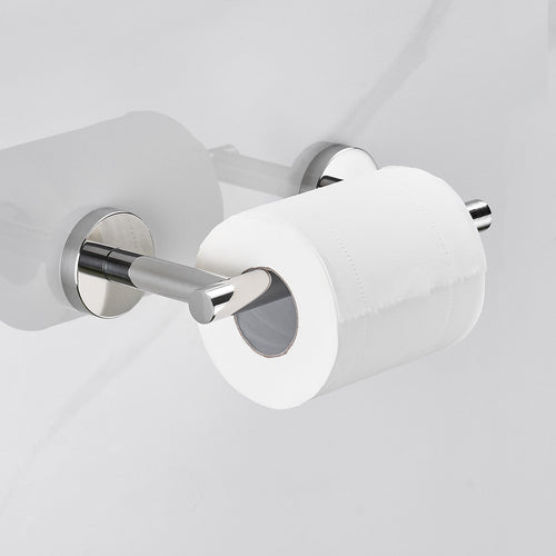 Deluxe Wall Mount Pivot Arm Toilet Paper Holder Bath Hardware Accessory in Chrome