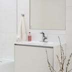 Single Handle Single Hole Low Arc Bathroom Faucet With Metal Pop Up Drain Assembly Swivel Sink Faucet in Brushed Nickel