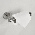 Modern 6-Pieces Bath Hardware Set with Towel Ring Toilet Paper Holder Towel Hook and Towel Bar in Brushed Nickel
