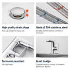Waterfall Single Handle Single Hole Low Arc Bathroom Faucet With Metal Pop Up Drain Assembly Sink Faucet in Chrome