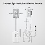12 " Rain Single Handle 1-Spray Shower Faucet Kit Handheld Combo with Valve 1.8 GPM Adjustable Dual Shower Heads in Gold