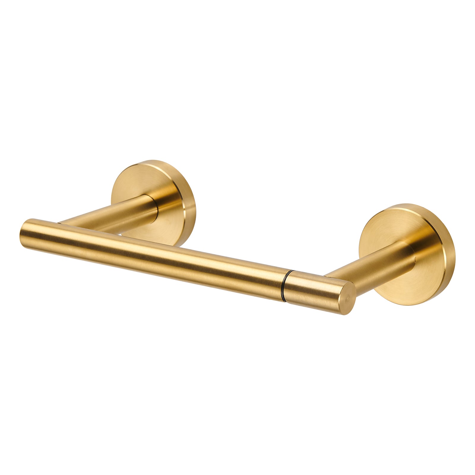 Deluxe Wall Mount Pivot Arm Toilet Paper Holder Bath Hardware Accessory in Gold
