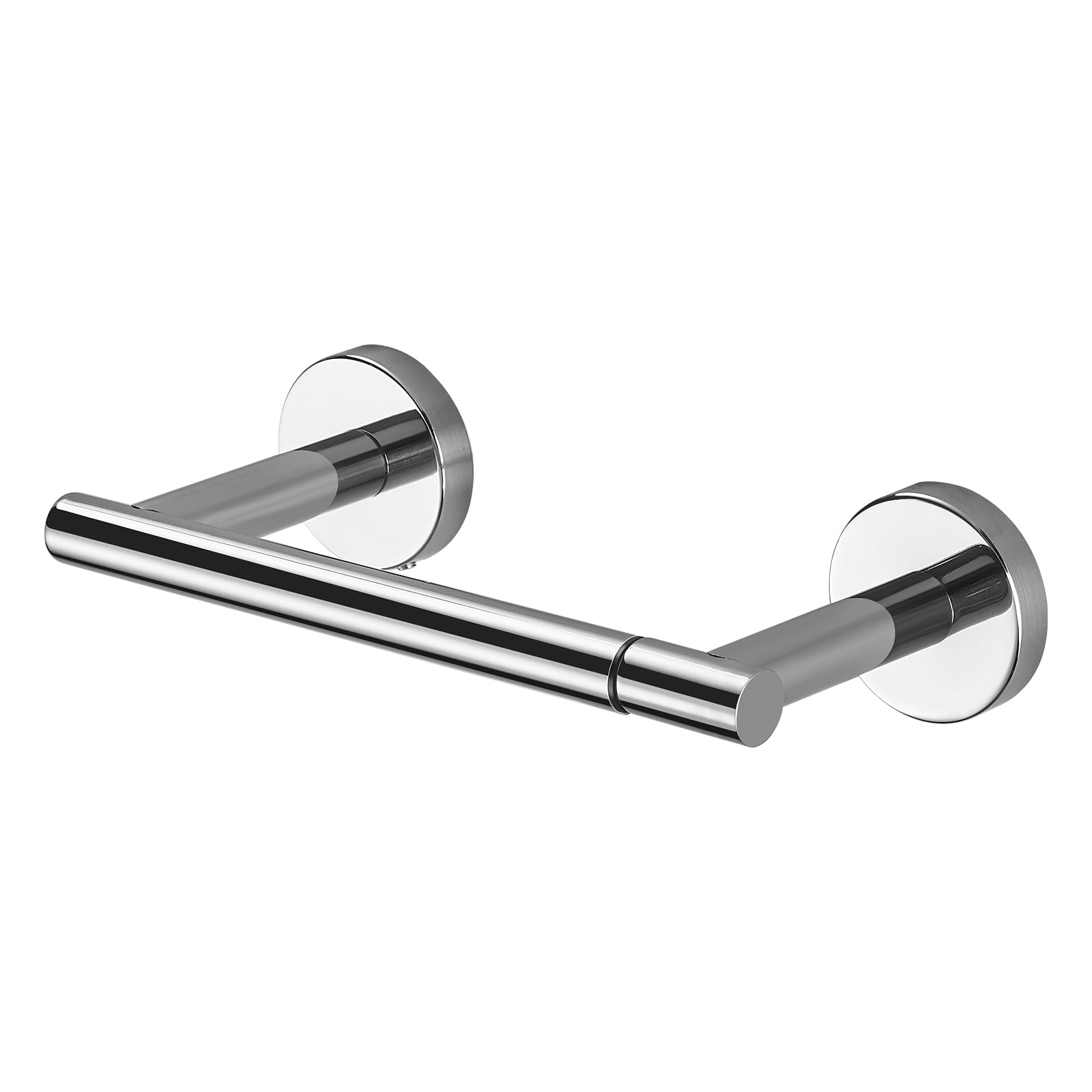 Deluxe Wall Mount Pivot Arm Toilet Paper Holder Bath Hardware Accessory in Chrome