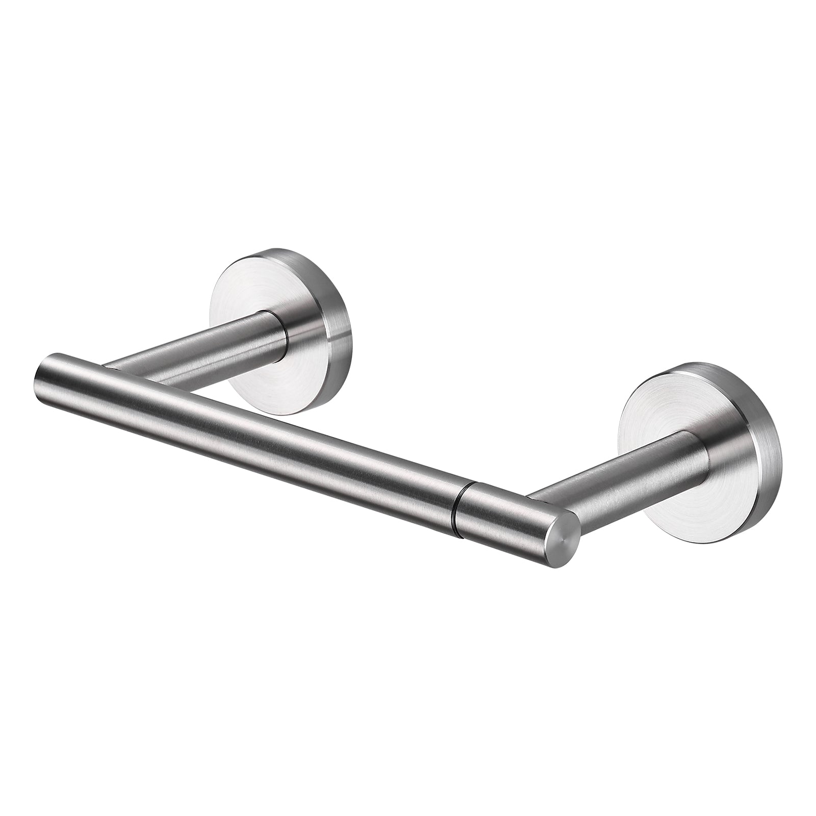 Deluxe Wall Mount Pivot Arm Toilet Paper Holder Bath Hardware Accessory in Brushed Nickel
