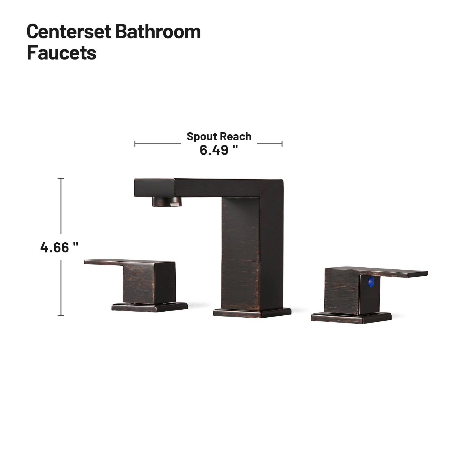 304 stainless steel 8 in. Widespread Double Handle Bathroom Faucet with Drain Kit Included in Oil Rubbed Bronze