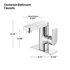 Single Handle Single Hole Low Arc Bathroom Faucet With Metal Pop Up Drain Assembly Swivel Sink Faucet in Chrome